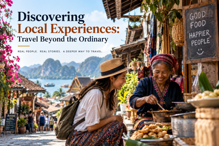 Discovering Local Experiences: Travel Beyond the Ordinary