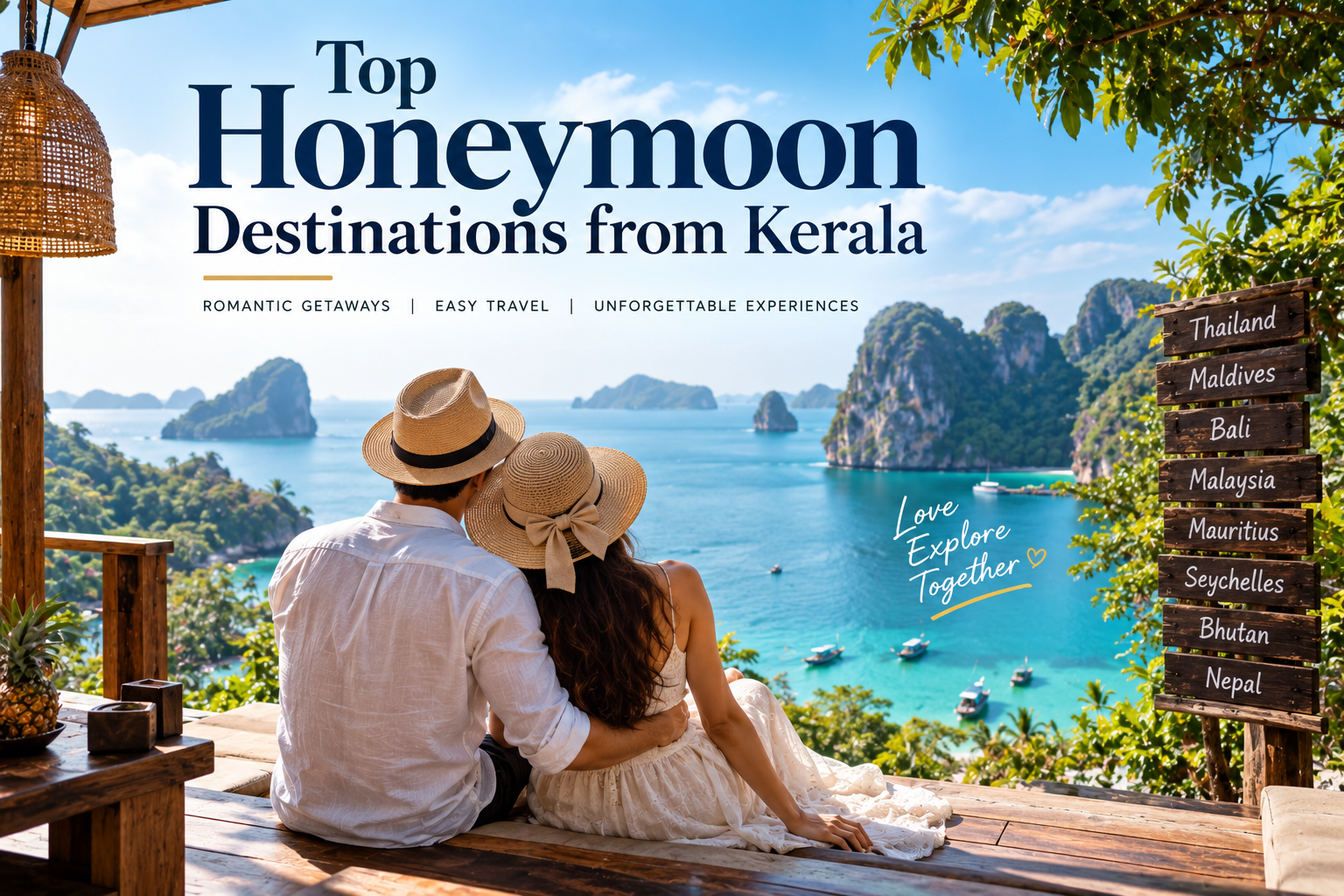 Top Honeymoon Destinations from Kerala!